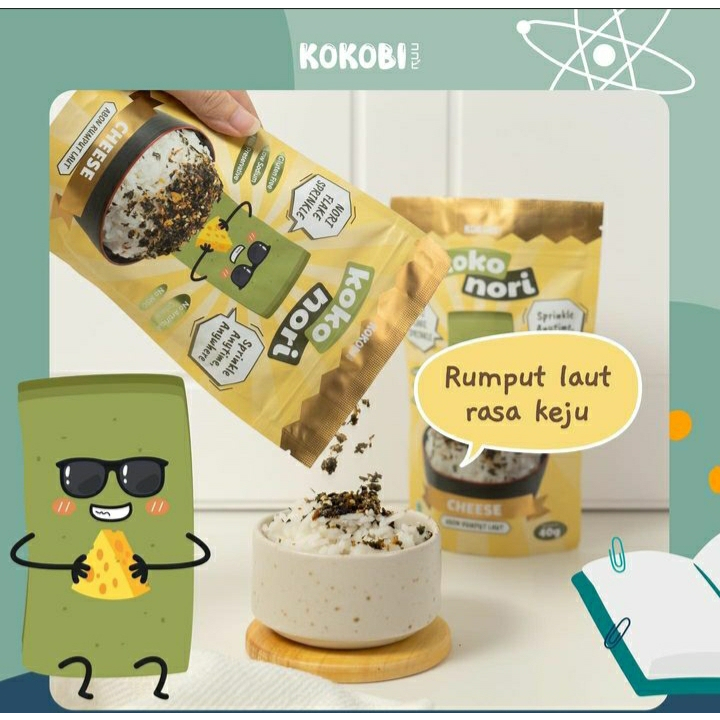 ABE FOOD KOKOBI KOKO NORI ABON RUMPUT LAUT 40GR | NORI TABUR NON MSG