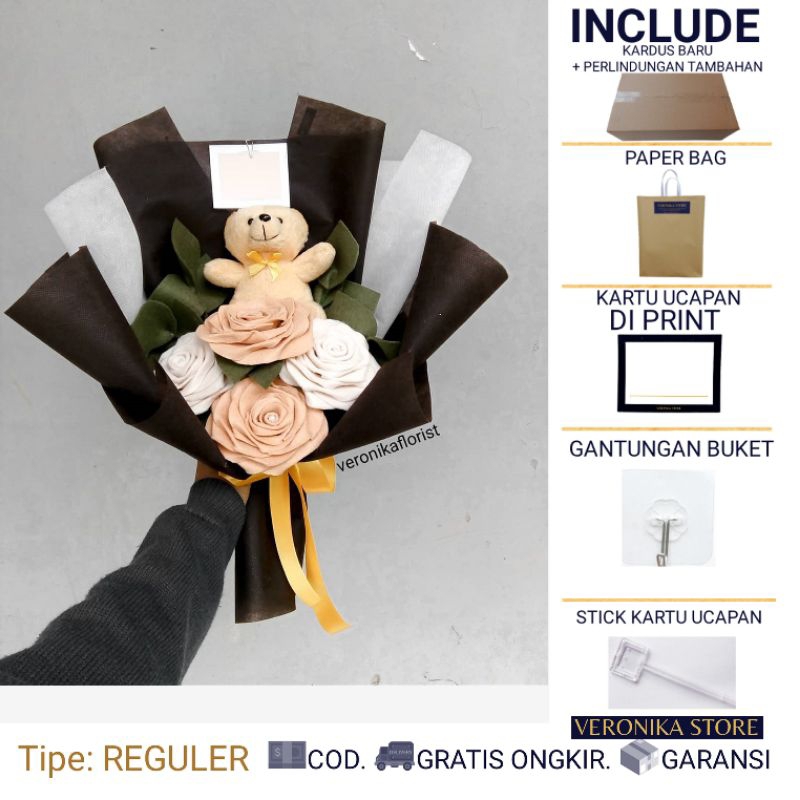BUKET BUNGA WISUDA – TAMHA - BUCKET BUNGA ARTIFICIAL  - BOUQET ULANG TAHUN - BUKET BONEKA BUKET WISU