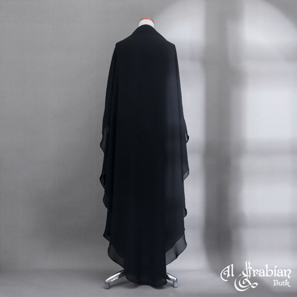 ELITE KHIMAR DOUBLE LAYER by AL ARABIAN klambieakhwat | Arabian Silky Siffon Double Layer