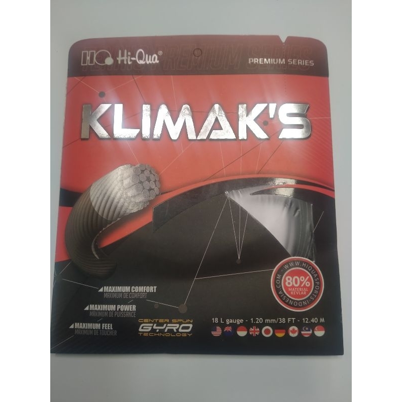 Senar raket Tenis Hi-qua KLIMAK'S Original