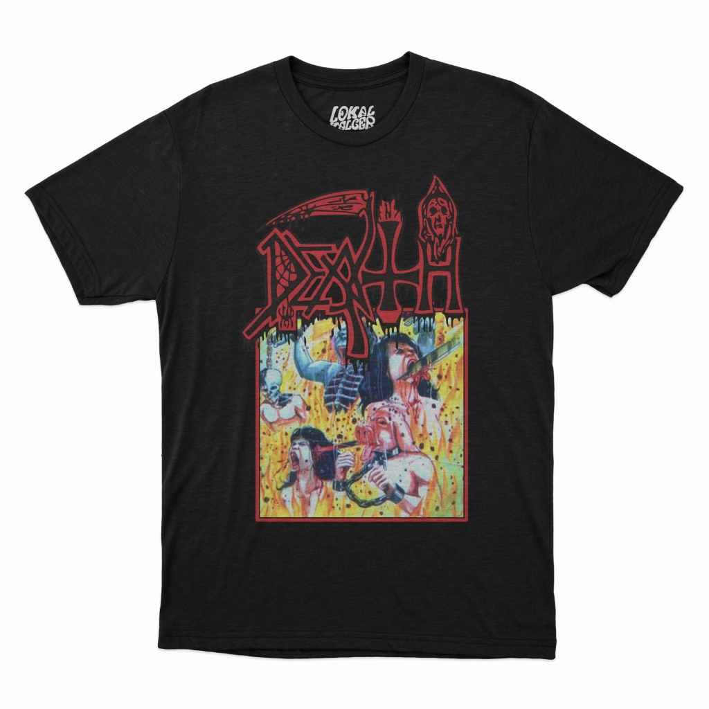 Tshirt - DEATH | Kaos Band | BAJU MUSIK METAL ROCK PARODY | LOKAL KALCER