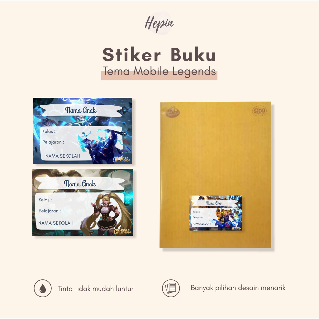

(30pcs)bisa custom/ready/Stiker dan label buku pelajaran edisi FAIRY TALE