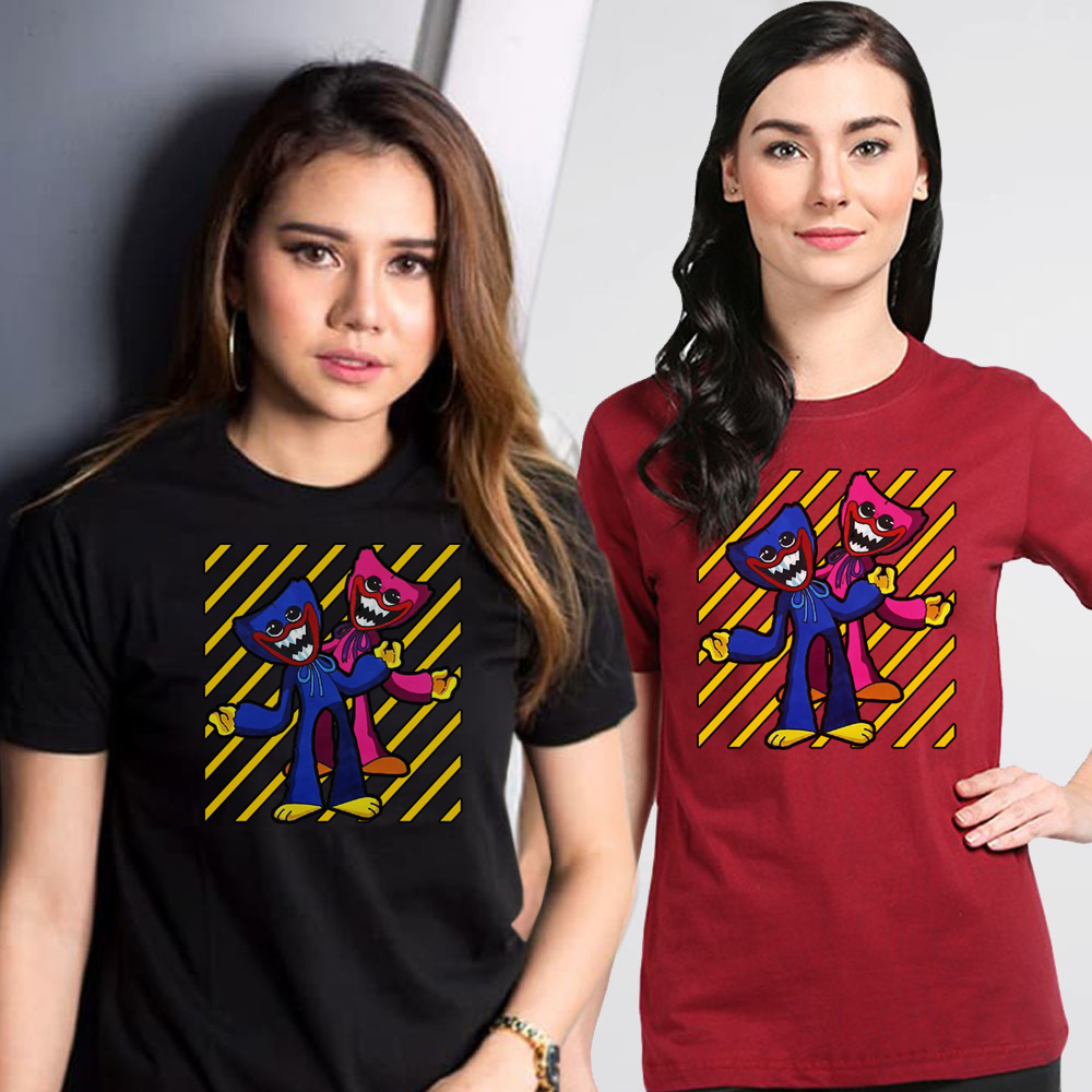 Kaos Unisex Dewasa HUGGY WUGGY KISSY MISSY