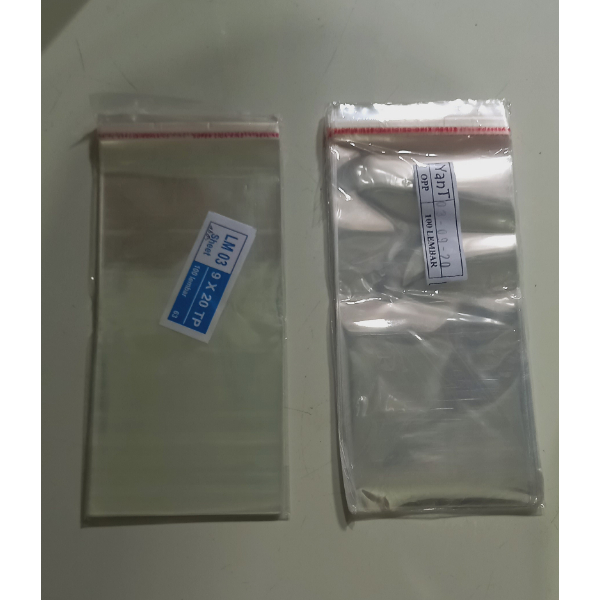 Plastik OPP ONE SHEET SELAPIS selembar-plastik risoles 6x18 6x15 7x18 8x18 9x20 10x20 isi 100 lembar tebal 03 mic- plastik lem seal untuk makanan gulung - plastik kue gulung