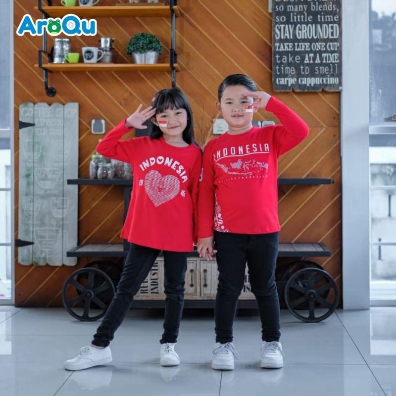 Kaos Anak Lengan Panjang 6-14