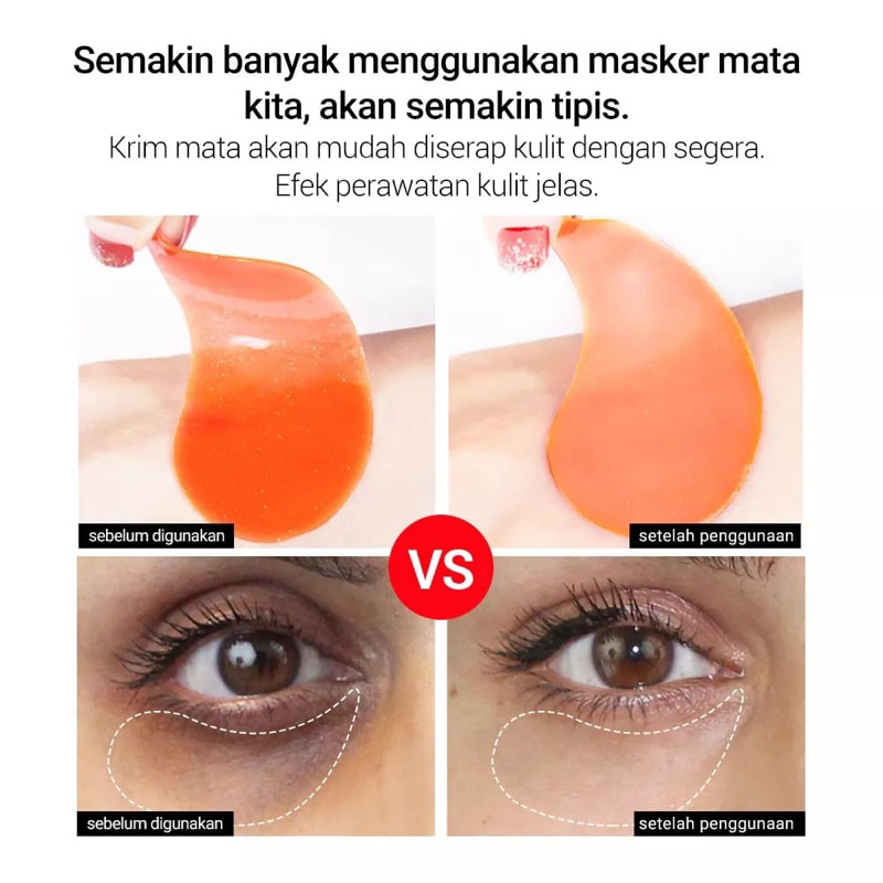 FREE ONGKIR MEDAN TERMURAH Images~Golden Smooth And Moisturizing Eye Mask(masker mata collagen)