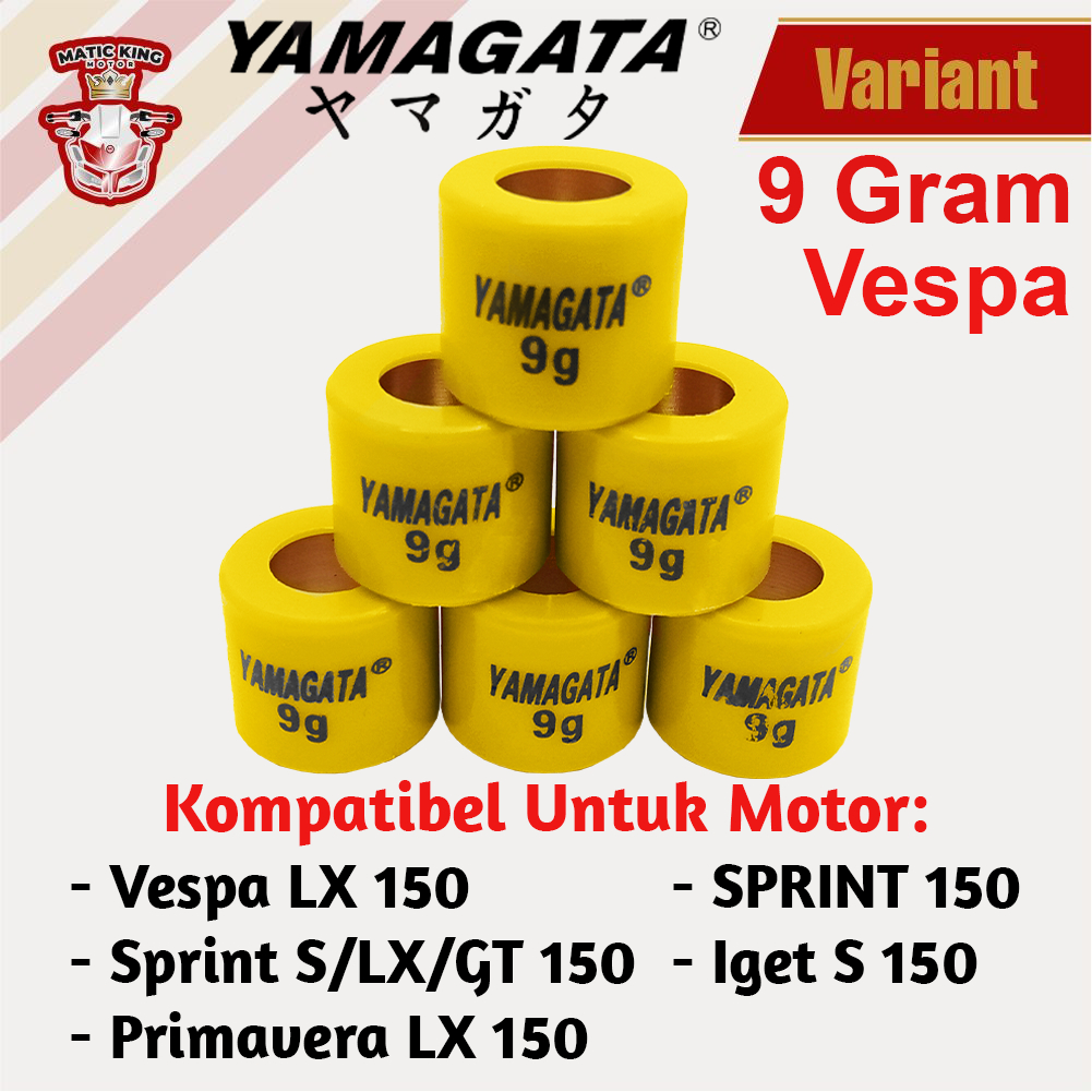 Roller Vespa Sprint LX Primavera igets 150 S150 3V 2V 1917 8 sd 15 gram Yamagata