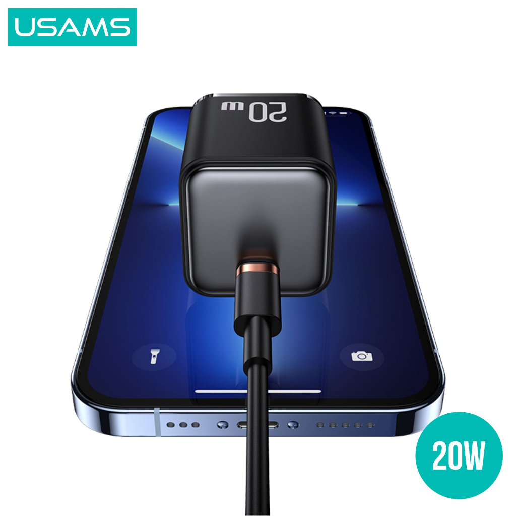 USAMS X-ron Adapter Fast Charger Single Port PD20W