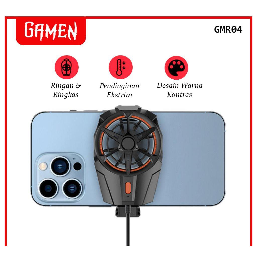 C_  GAMEN Fan Cooler Radiator Pendingin HP Cooling Fan Gaming GMR04 GMR02 GMR01 Original