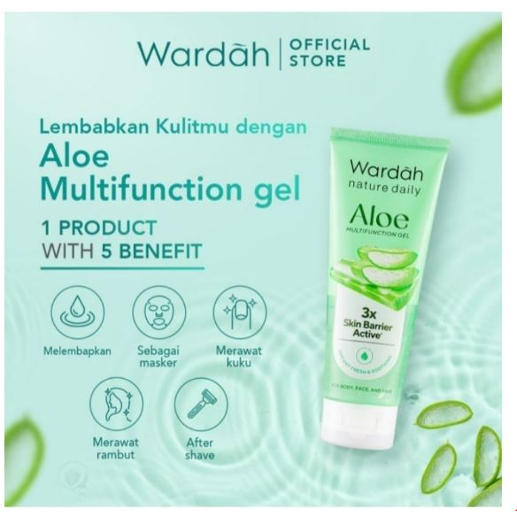 Wardah  Aloe Hydramild Multifunction Gel 100 ml