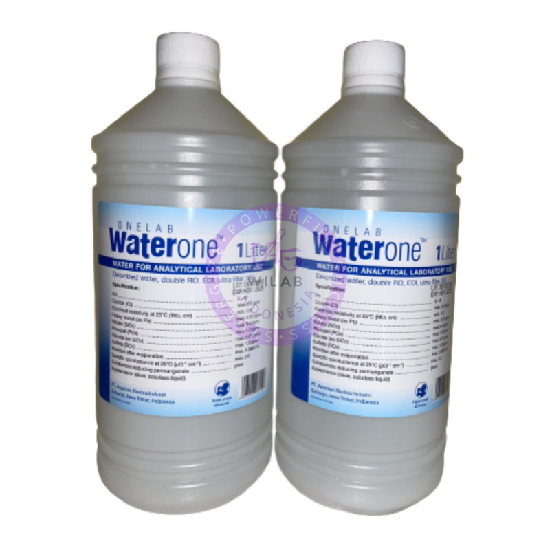 WATERONE / WATER ONE ONELAB / AQUADEST LABORATORIUM 1 LITER