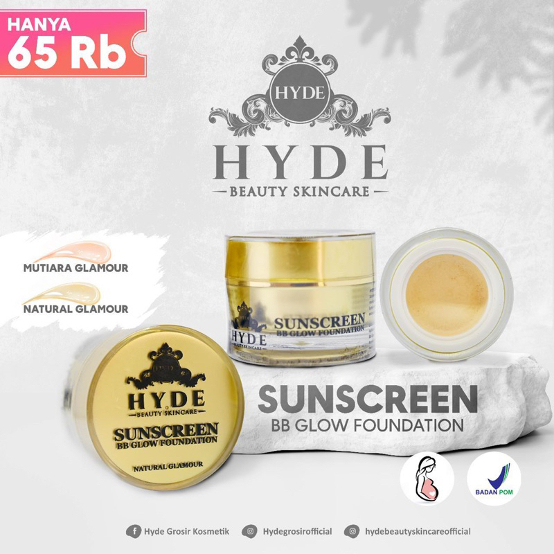 Hyde Beauty Skincare Sunscreen BB Glow Foundation