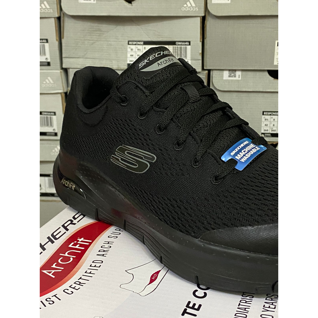 Sepatu Skechers Arch Fit Black 232040/BBK Men's Shoes