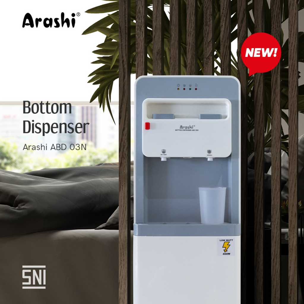 ARASHI ABD03N Dispenser Galon Bawah Hot &amp; Normal