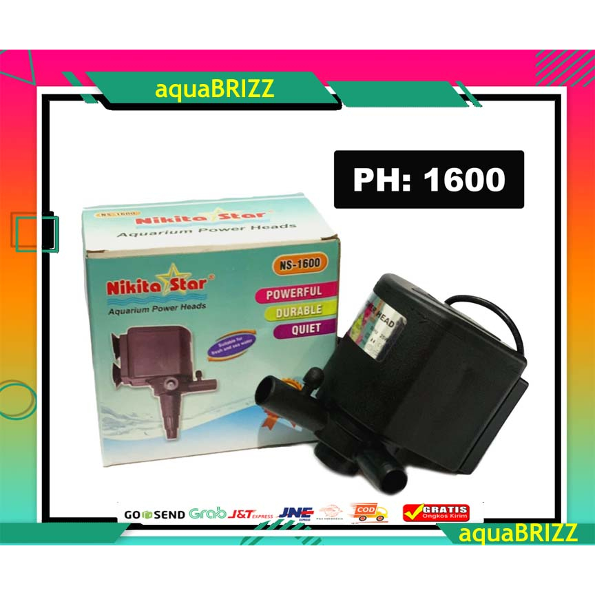 NIKITA STAR NS 1600 NS1600 Power Head Mesin Pompa Aquarium Aquascape