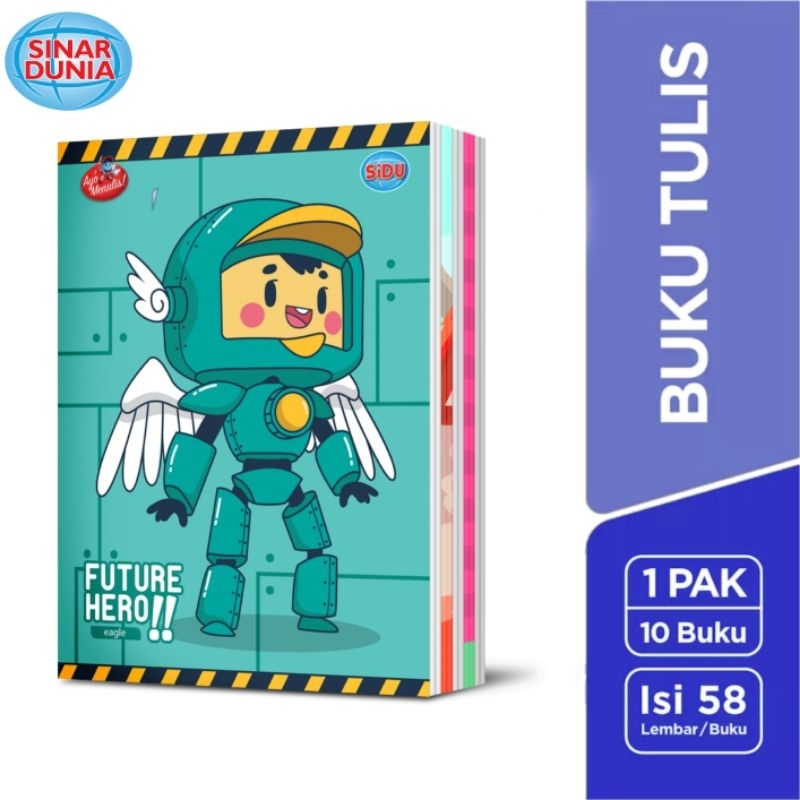 

SiDU Buku Tulis Sinar Dunia 58 Lembar isi 10 Buku (1 Pak)