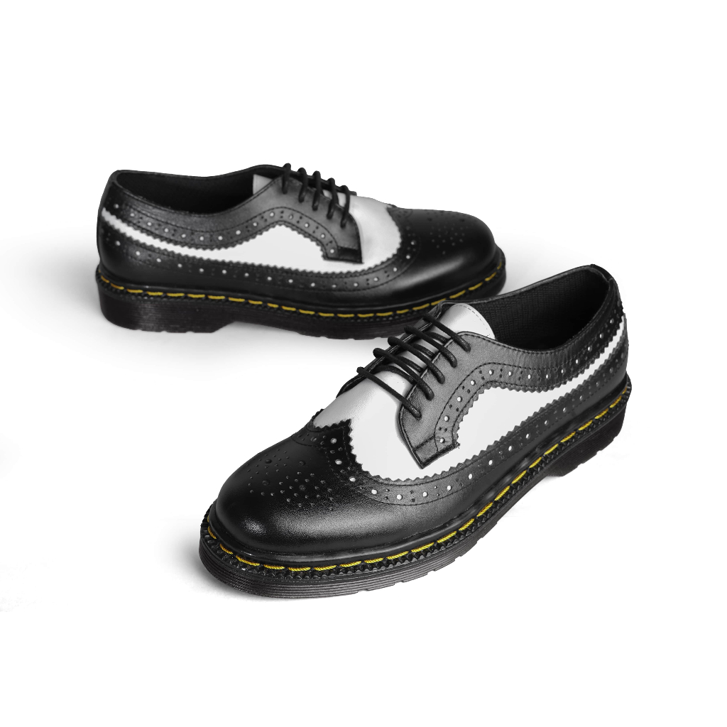 Athar Savannah Sepatu Wingtip Pria Casual Low Boots Kulit Asli