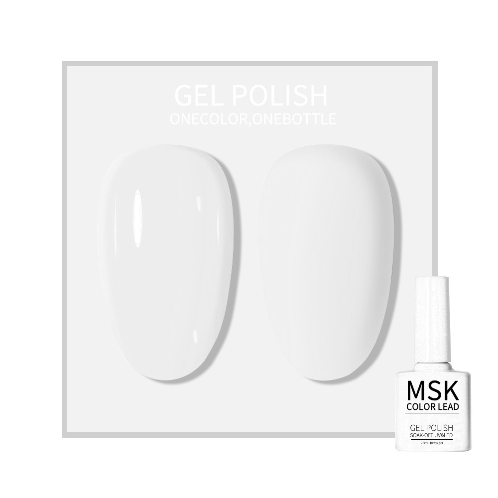 MSK kutek uv gel nail polish gel 7.3 ML botol warna warni PART 1