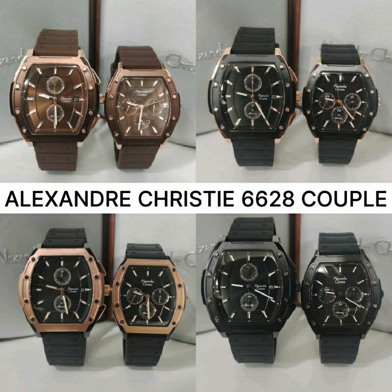 Jam Tangan Couple Alexandre Christie AC6628 AC 6628 Original