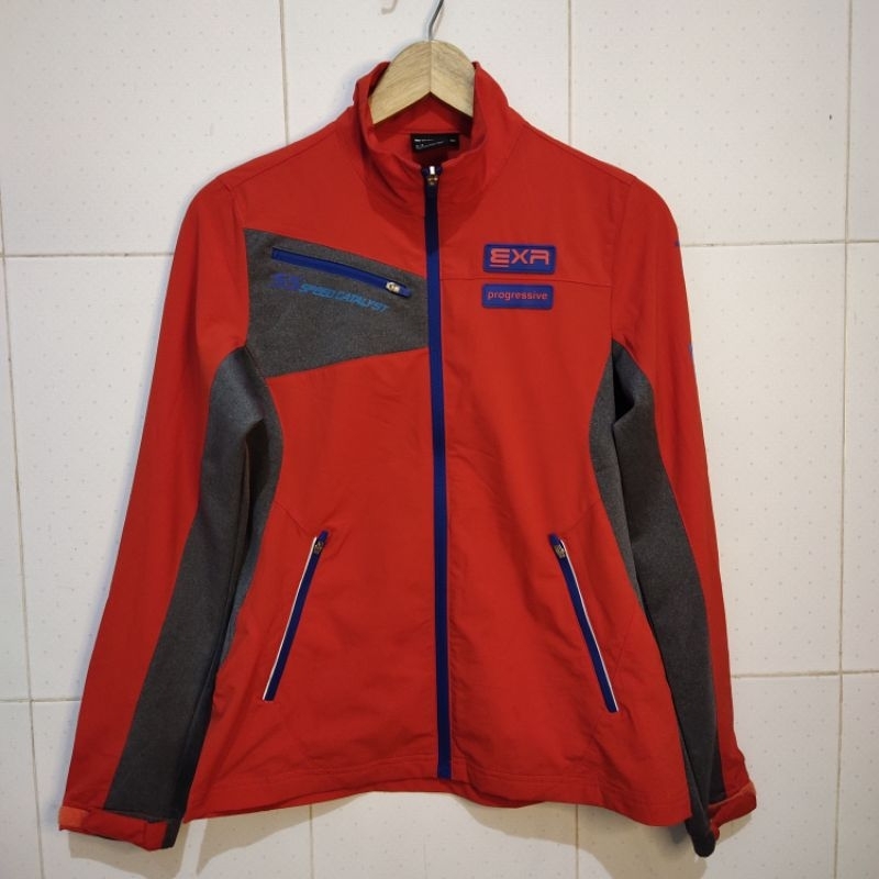 EXR PROGRESSIVE preloved branded jaket pria wanita cewek cowok jacket parasut outdoor gunung softsea
