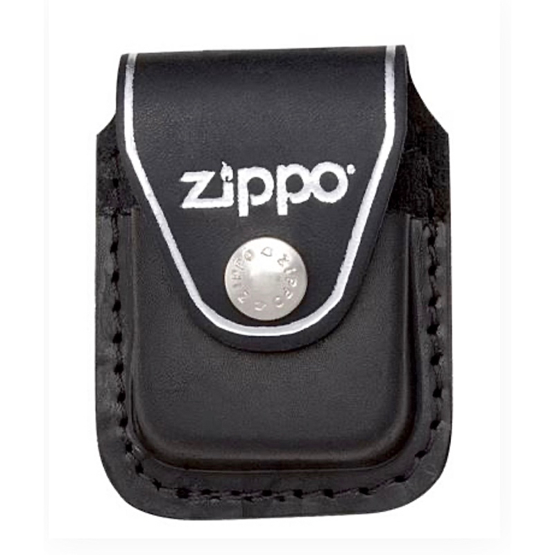 Sarung zippo original USA Pouch clip Black