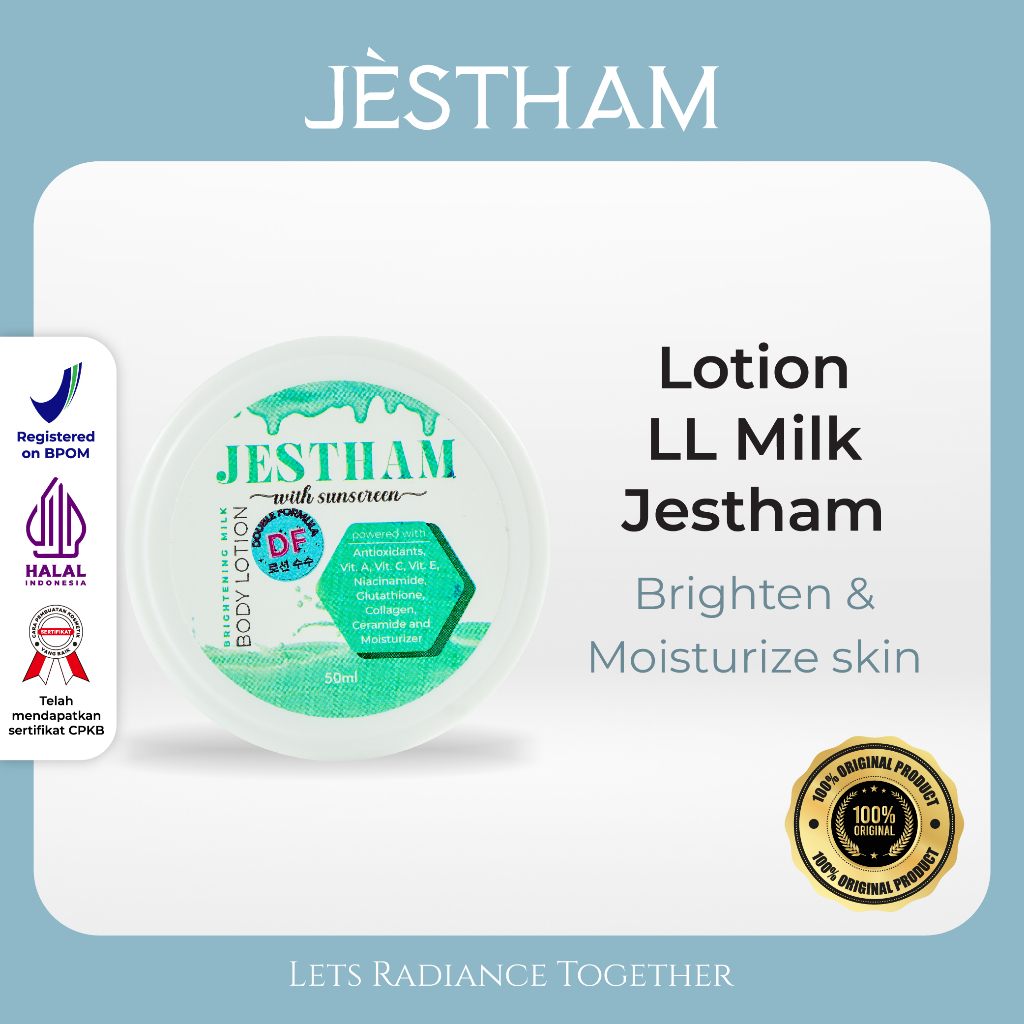 Lotion pemutih Jestham (Mini) Dosting Putih dalam 7 Hari