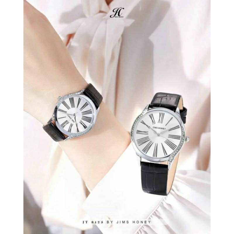 JAM TANGAN WANITA JIMSHONEY 8125 PLUS ORI JIMSHONEY JAM TANGAN ANTI AIR MURAH