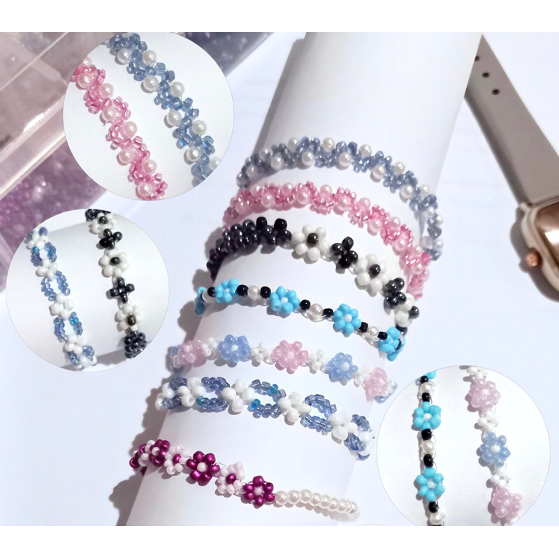 Gelang Manik | Gelang Beads | Barcelet Korean Kpop Custom