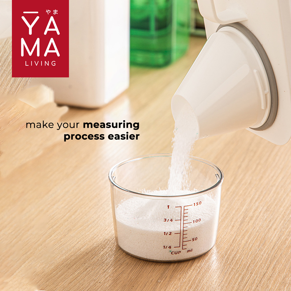 YAMA KOKU Airtight Jar Toples Kedap Udara Sereal Penyimpanan Makanan Cereal Botol Laundry Detergent