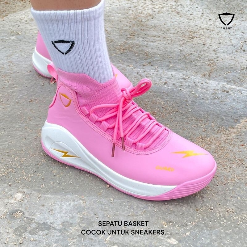 SEPATU BASKET GUARD 1 PINK PASTEL / SEPATU BASKET ORIGINAL