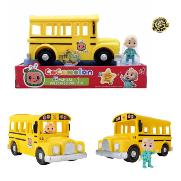 

Promo Mainan Anak Cocomelon Mobil Vehicle Yellow School Bus with Music Berkualitas