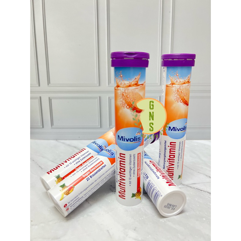 DM Mivolis Multivitamin Effervescent CDR Tropical Flavour Tablet Larut ORI JERMAN