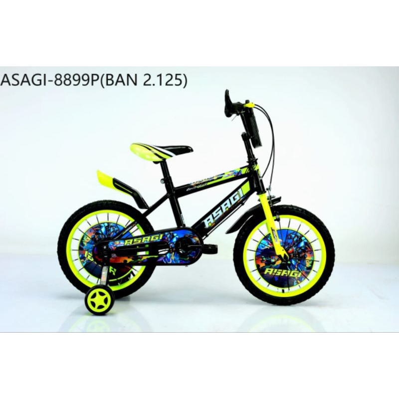 Sepeda Anak laki laki Bmx 16&quot; inch 5 sd 8 tahun sesuai dipajang