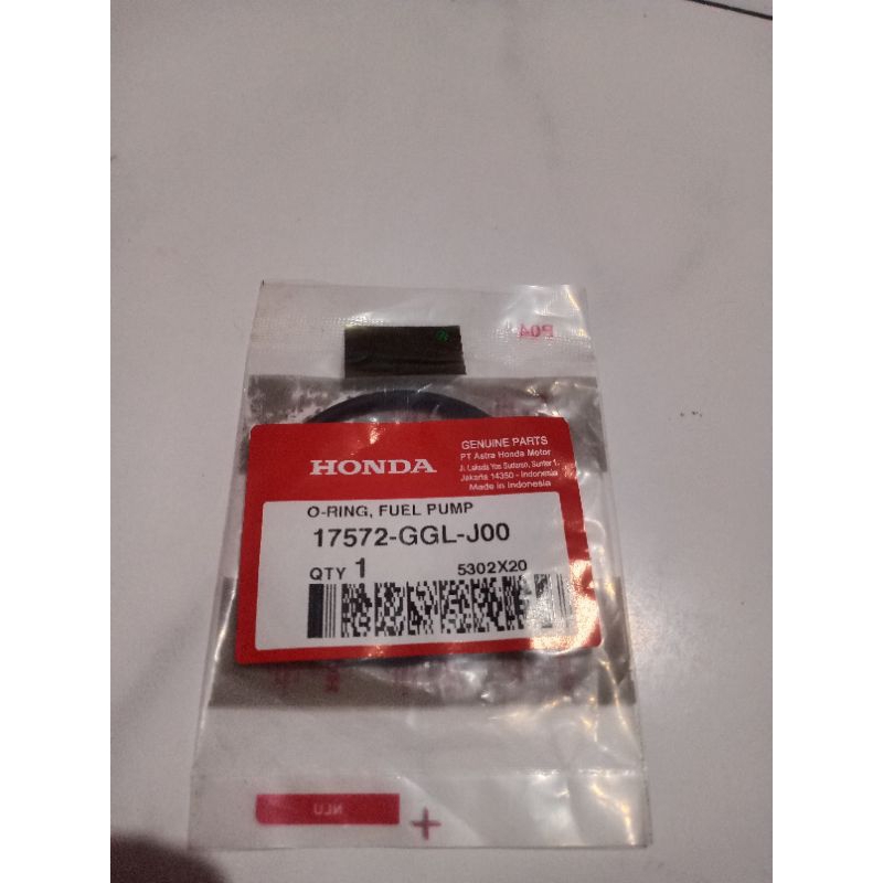 Oring Fuel Pump BEAT FI VARIO SCOOPY 17572-GGL-J00 ORIGINAL AHM 100%