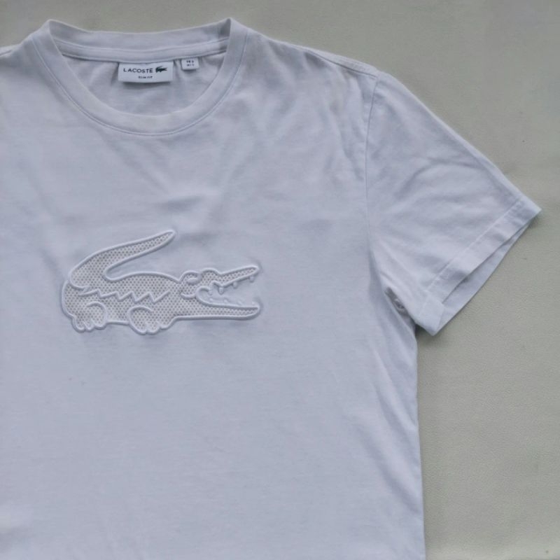 Kaos Lacoste Big Logo Second