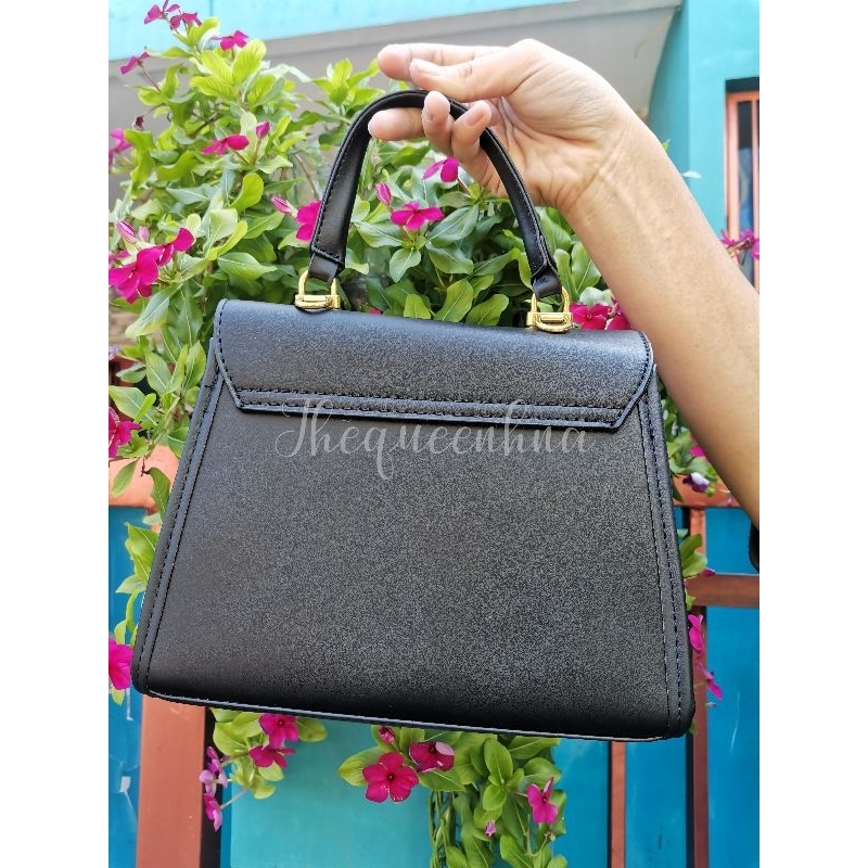 Tas Tangan Sling Bag Hitam Free Box