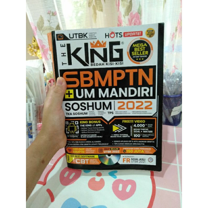 [ PRELOVED ORIGINAL ] BUKU THE KING BEDAH KISI-KISI UTBK HOTS SBMPTN + UM MANDIRI SOSHUM 2022