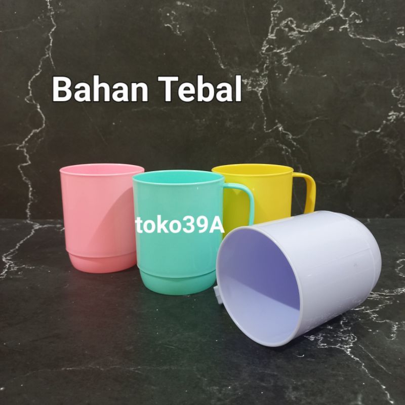 Gelas Gagang Cangkir FRESA Bahan Tebal