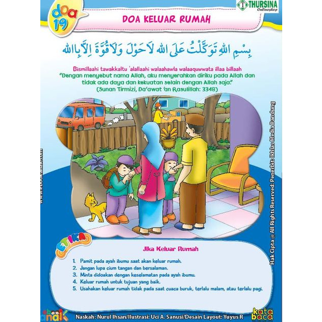 POSTER KUMPULAN DOA DOA ISLAM UNTUK ANAK