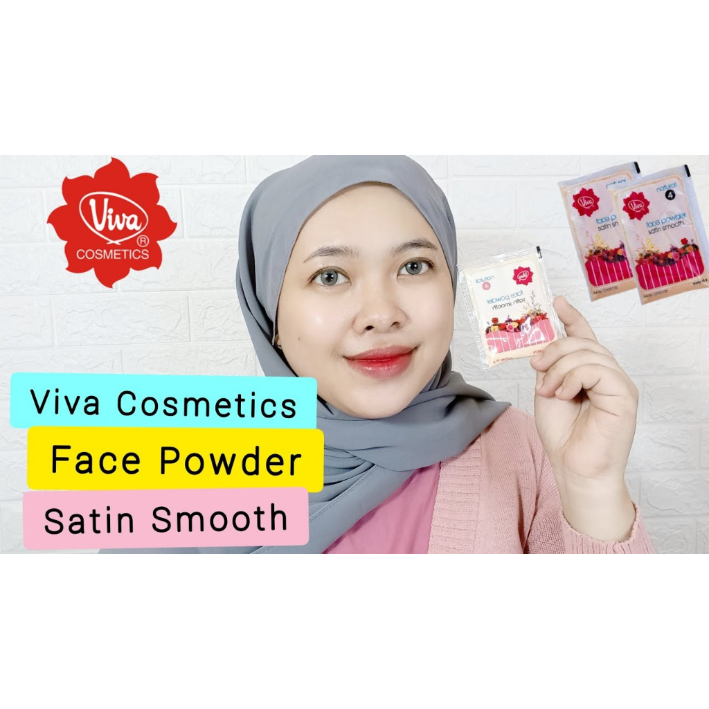 (BPOM) VIVA BEDAK TABUR SACHET| VIVA SATIN SMOOTH