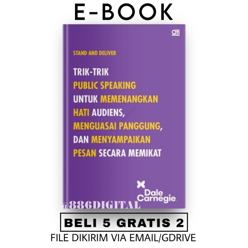 

[ID384] Stand and Deliver: Trik-Trik Public Speaking untuk Memenangkan Hati Audiens, Menguasai Panggung, dan Menyampaikan Pesan - Dale Carnegie