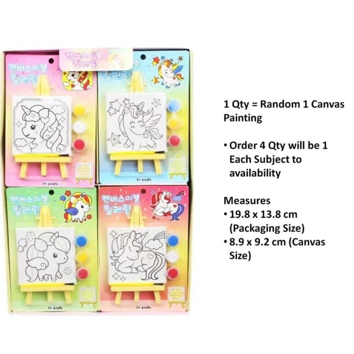 DIY Set melukis anak kanvas bergambar ( BINTANG ACC )