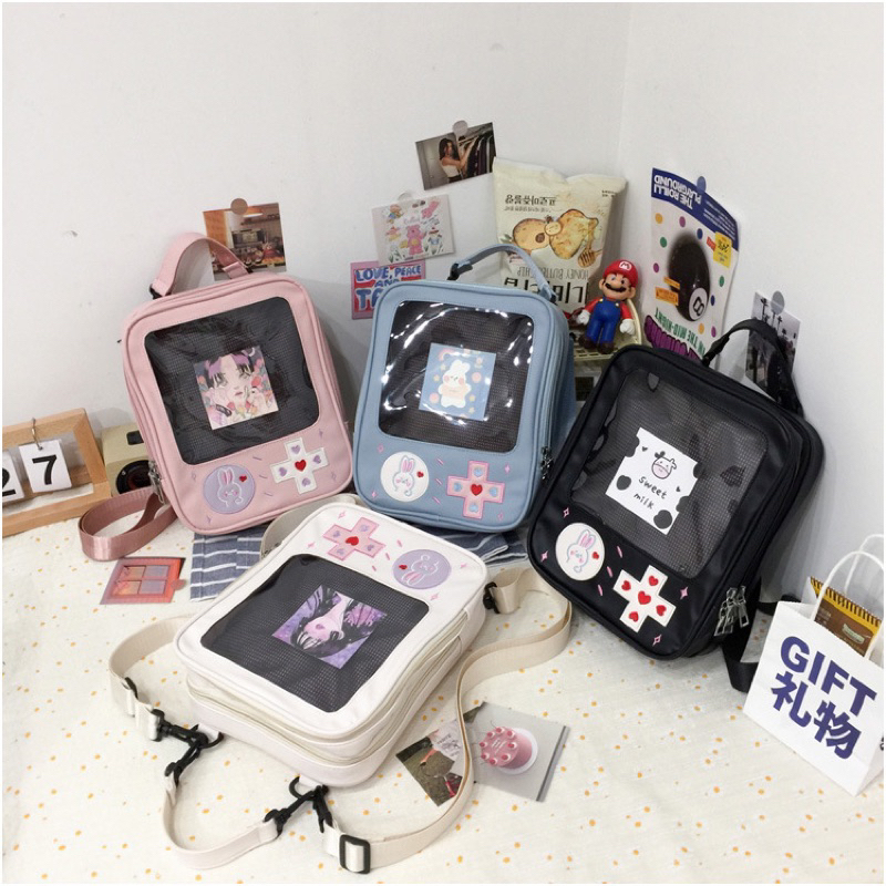 [QTakasi] Tas jepang Itabag merch slempang backpack kawaii import