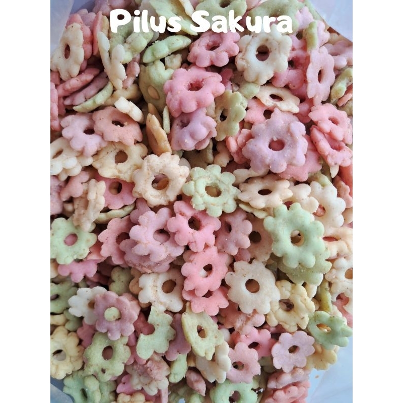 

Snack Jadul / Pilus Sakura Warna Warni