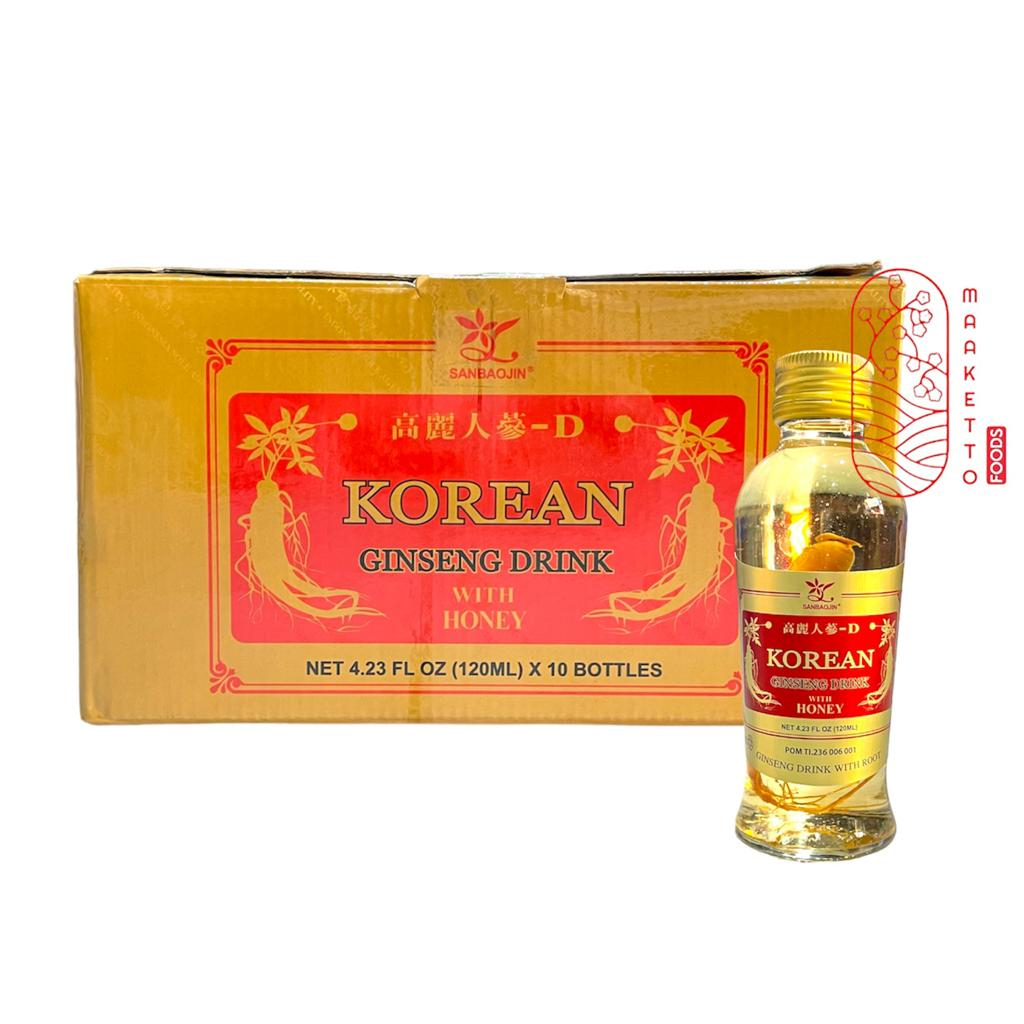 

Minuman Ginseng Korea SanBaoJin / Korean Ginseng Drink With Honey [1 Dus]