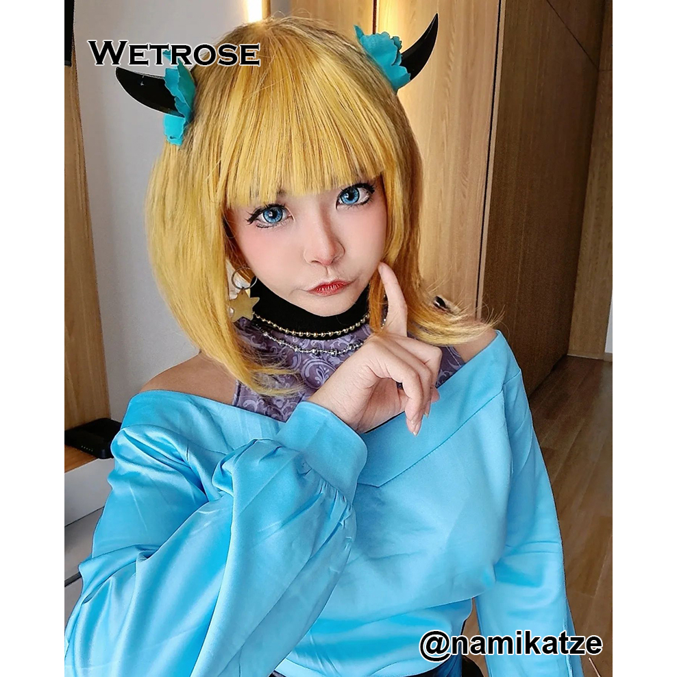 【Wetrose】 Oshi no Ko Her Fans Mem Cho Mem-Cho Tik-Toker B-Komachi Youtuber Idol Cosplay Costume Set