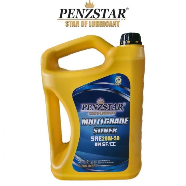 OLI DIESEL 20w50 4 LITER PENZSTAR MULTI-GRADE SILVER 20W 50 SF/CC