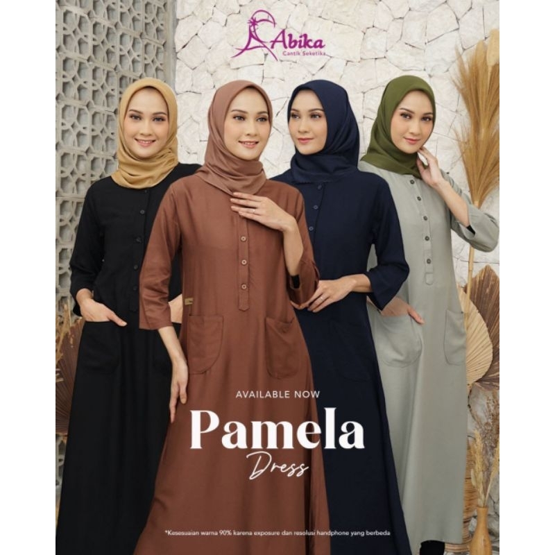 Moslem Ori Gamis Busui Friendly Pamela Daily Dress By Abika (Ready Please Cekstok)