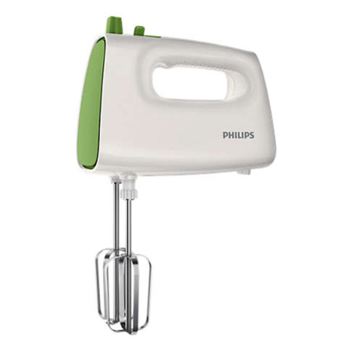 PHILIPS HR1552 Hand Mixer 170 Watt Pengocok Telur, Pengocok Adonan Kue Hijau Merah Grey Abu