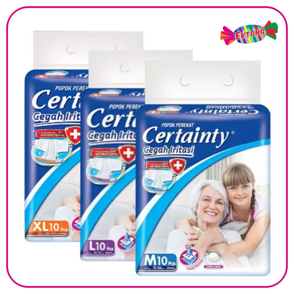 CERTAINTY POPOK PEREKAT Popok Dewasa